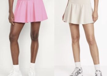 Outdated Navy Ladies’s Excessive-Waisted CloudComfy Skort solely $11.99, plus extra!